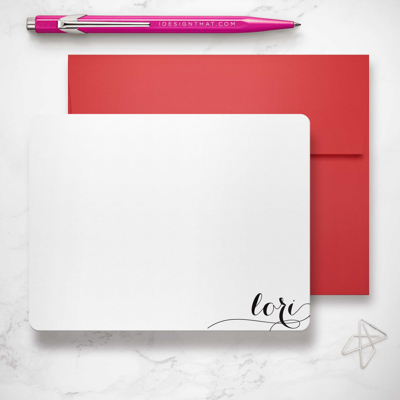 Spacious 5½" x 4½" note cards for heartfelt sentiments